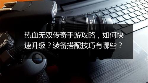 热血无双传奇手游攻略，如何快速升级？装备搭配技巧有哪些？