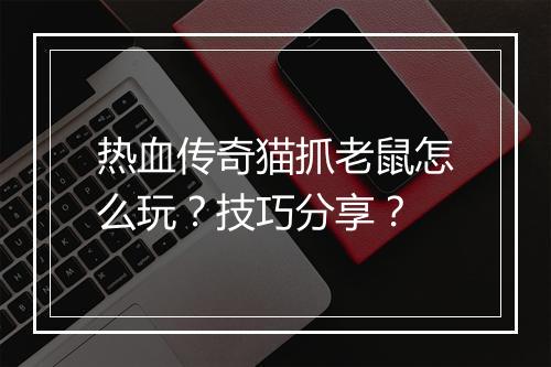 热血传奇猫抓老鼠怎么玩？技巧分享？