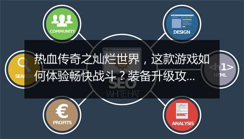 热血传奇之灿烂世界，这款游戏如何体验畅快战斗？装备升级攻略揭秘！