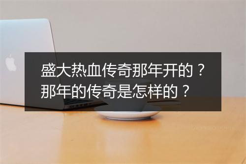 盛大热血传奇那年开的？那年的传奇是怎样的？