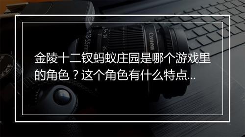 金陵十二钗蚂蚁庄园是哪个游戏里的角色？这个角色有什么特点？