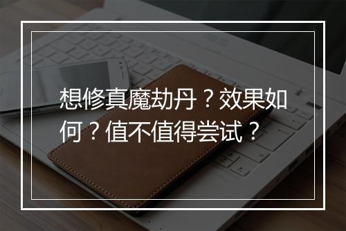 想修真魔劫丹？效果如何？值不值得尝试？