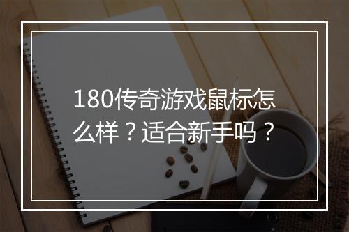 180传奇游戏鼠标怎么样？适合新手吗？