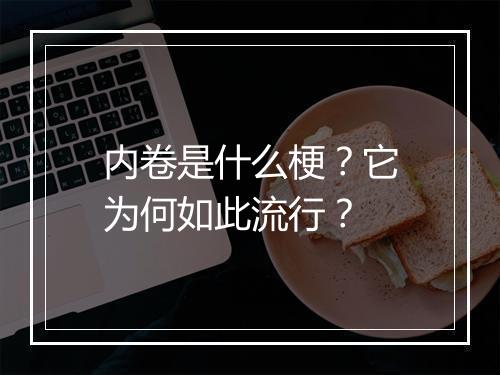 内卷是什么梗？它为何如此流行？