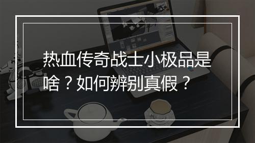 热血传奇战士小极品是啥？如何辨别真假？