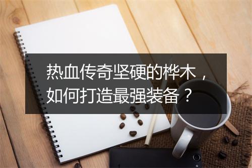 热血传奇坚硬的桦木，如何打造最强装备？