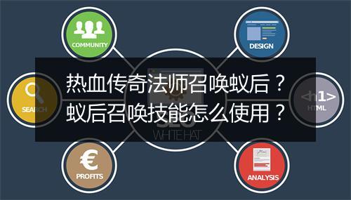 热血传奇法师召唤蚁后？蚁后召唤技能怎么使用？