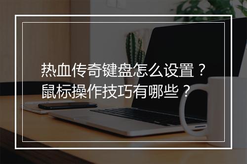 热血传奇键盘怎么设置？鼠标操作技巧有哪些？