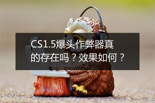 CS1.5爆头作弊器真的存在吗？效果如何？