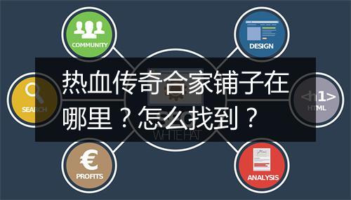热血传奇合家铺子在哪里？怎么找到？