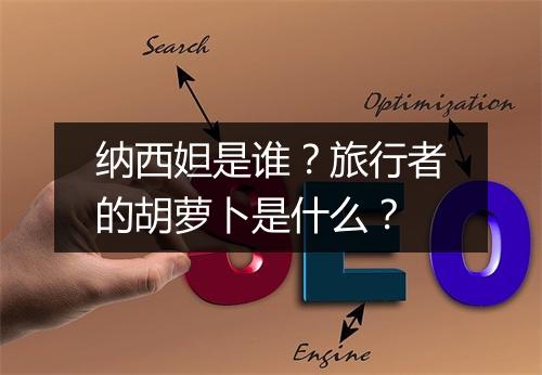 纳西妲是谁？旅行者的胡萝卜是什么？