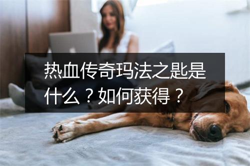 热血传奇玛法之匙是什么？如何获得？