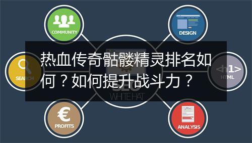 热血传奇骷髅精灵排名如何？如何提升战斗力？