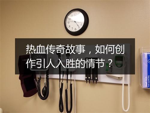 热血传奇故事，如何创作引人入胜的情节？