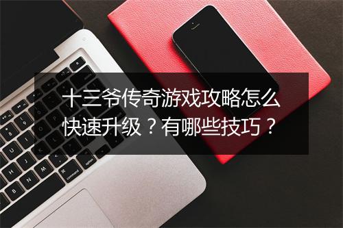 十三爷传奇游戏攻略怎么快速升级？有哪些技巧？
