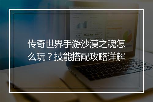 传奇世界手游沙漠之魂怎么玩？技能搭配攻略详解