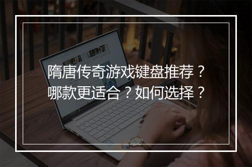 隋唐传奇游戏键盘推荐？哪款更适合？如何选择？