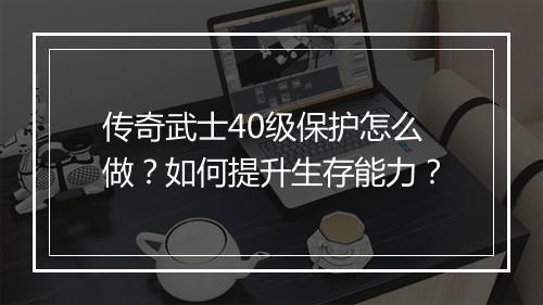传奇武士40级保护怎么做？如何提升生存能力？