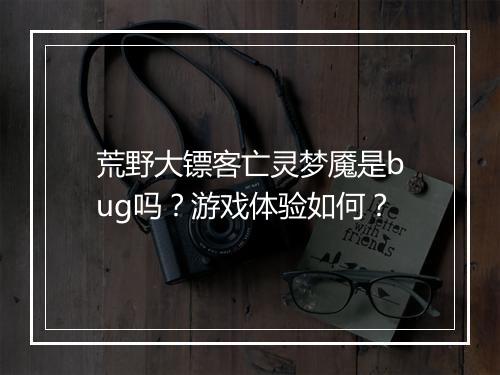 荒野大镖客亡灵梦魇是bug吗？游戏体验如何？