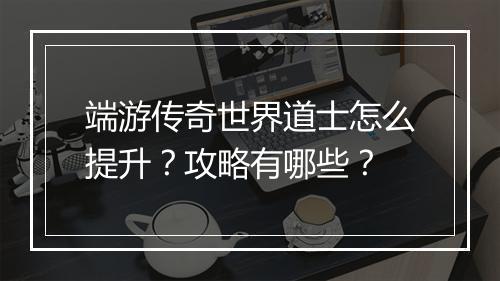 端游传奇世界道士怎么提升？攻略有哪些？