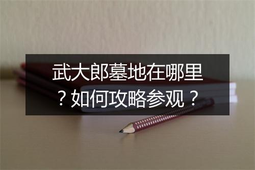 武大郎墓地在哪里？如何攻略参观？