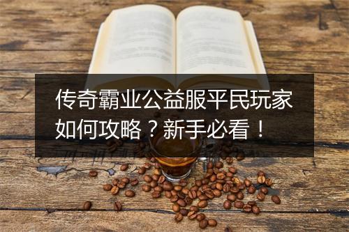 传奇霸业公益服平民玩家如何攻略？新手必看！