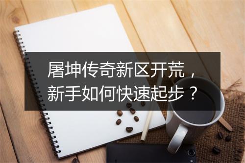 屠坤传奇新区开荒，新手如何快速起步？