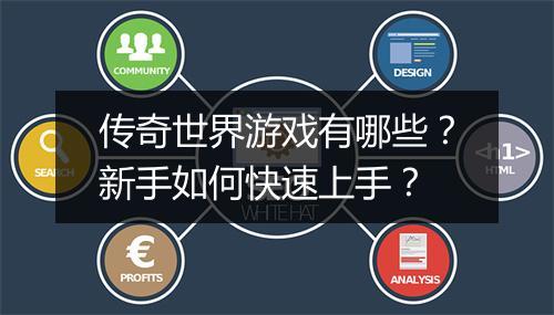 传奇世界游戏有哪些？新手如何快速上手？