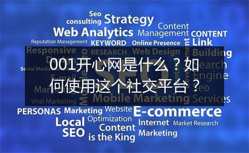001开心网是什么？如何使用这个社交平台？
