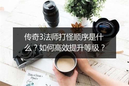 传奇3法师打怪顺序是什么？如何高效提升等级？