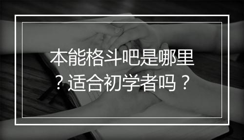 本能格斗吧是哪里？适合初学者吗？