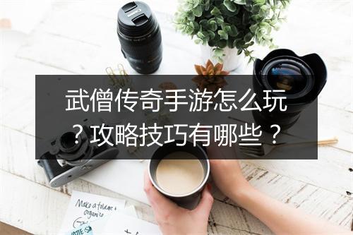 武僧传奇手游怎么玩？攻略技巧有哪些？