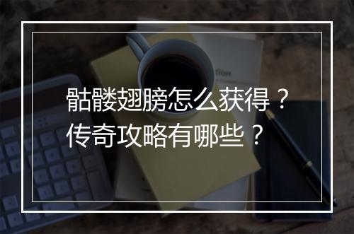 骷髅翅膀怎么获得？传奇攻略有哪些？