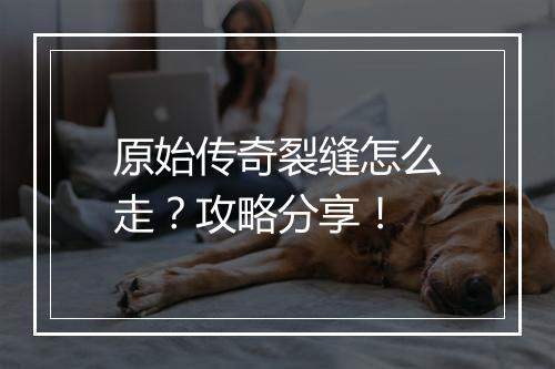 原始传奇裂缝怎么走？攻略分享！