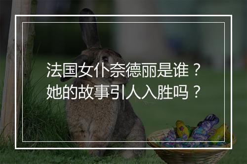 法国女仆奈德丽是谁？她的故事引人入胜吗？