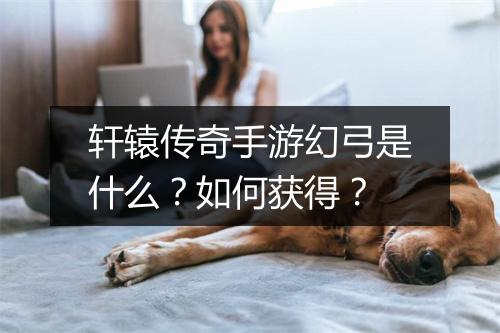 轩辕传奇手游幻弓是什么？如何获得？
