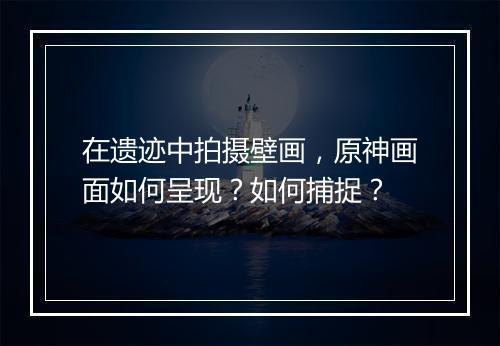 在遗迹中拍摄壁画，原神画面如何呈现？如何捕捉？
