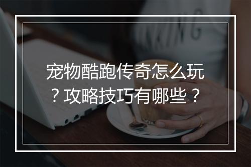 宠物酷跑传奇怎么玩？攻略技巧有哪些？
