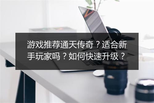 游戏推荐通天传奇？适合新手玩家吗？如何快速升级？