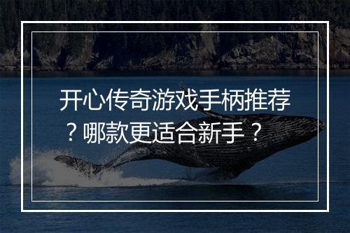 开心传奇游戏手柄推荐？哪款更适合新手？