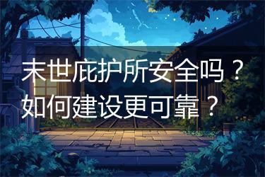 末世庇护所安全吗？如何建设更可靠？