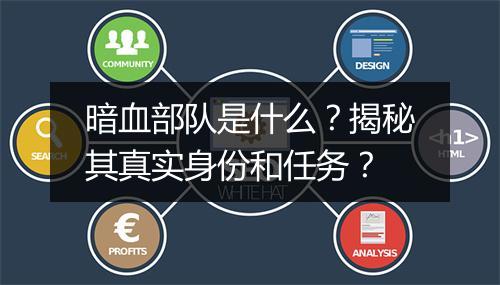 暗血部队是什么？揭秘其真实身份和任务？