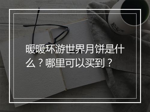 暖暖环游世界月饼是什么？哪里可以买到？