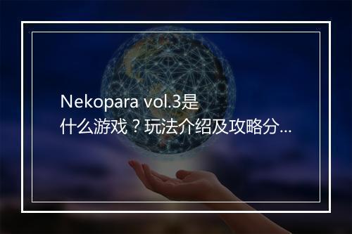 Nekopara vol.3是什么游戏？玩法介绍及攻略分享