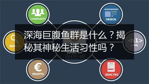 深海巨腹鱼群是什么？揭秘其神秘生活习性吗？