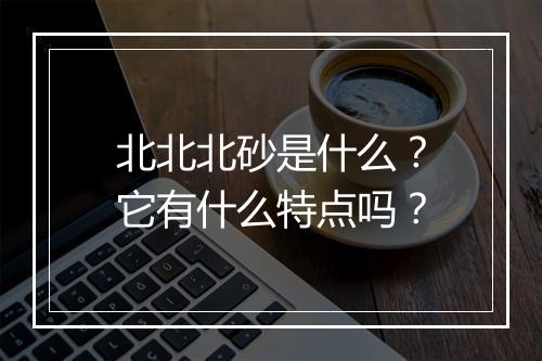 北北北砂是什么？它有什么特点吗？