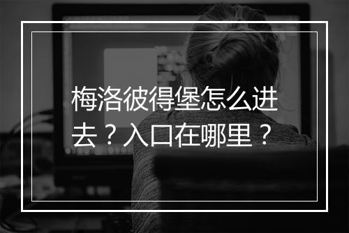 梅洛彼得堡怎么进去？入口在哪里？
