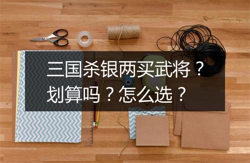 三国杀银两买武将？划算吗？怎么选？
