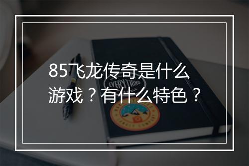 85飞龙传奇是什么游戏？有什么特色？