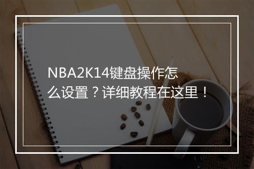 NBA2K14键盘操作怎么设置？详细教程在这里！